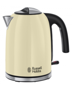 Russell Hobbs 1.7LColours Plus Jug Kettle Cream with Stainless Steel Accents